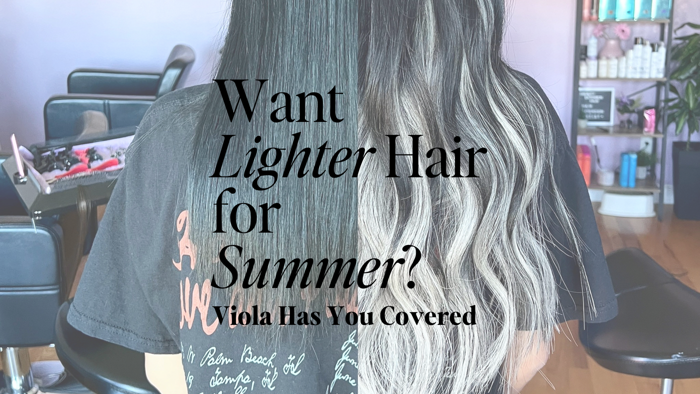 If you're looking to get highlights for Summer, then why not try a safe method. Avoid all the hash chemicals and get the Summer hair of your dreams with Viola Nano Hair Extensions. Completely customizable for whatever look you're trying to achieve.