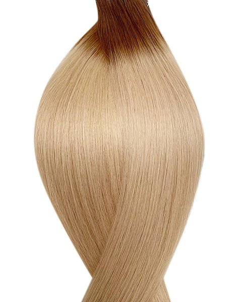 macchiato nano hair extension #t4/22