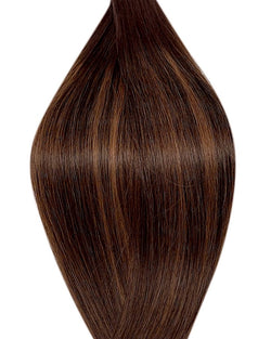 T2P2/6 Rich Espresso Genius Weave Hair Extensions