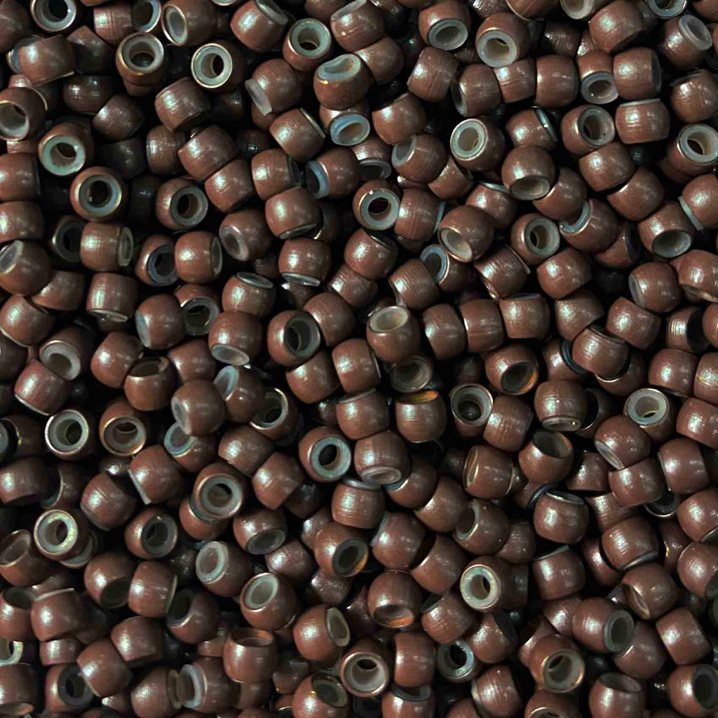 brown viola silicone lined nano rings