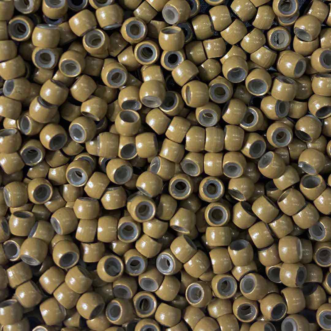 dark blonde viola silicone lined nano rings