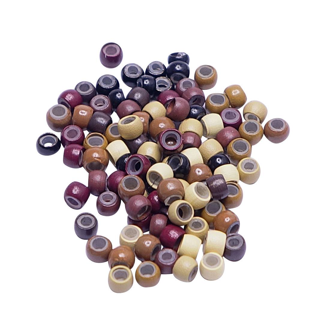 mixed colour viola silicone lined nano rings