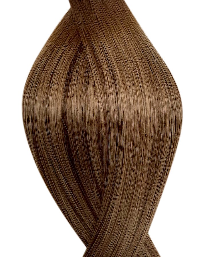 #t4p4/14 caramel cappuccino nano tip hair extensions