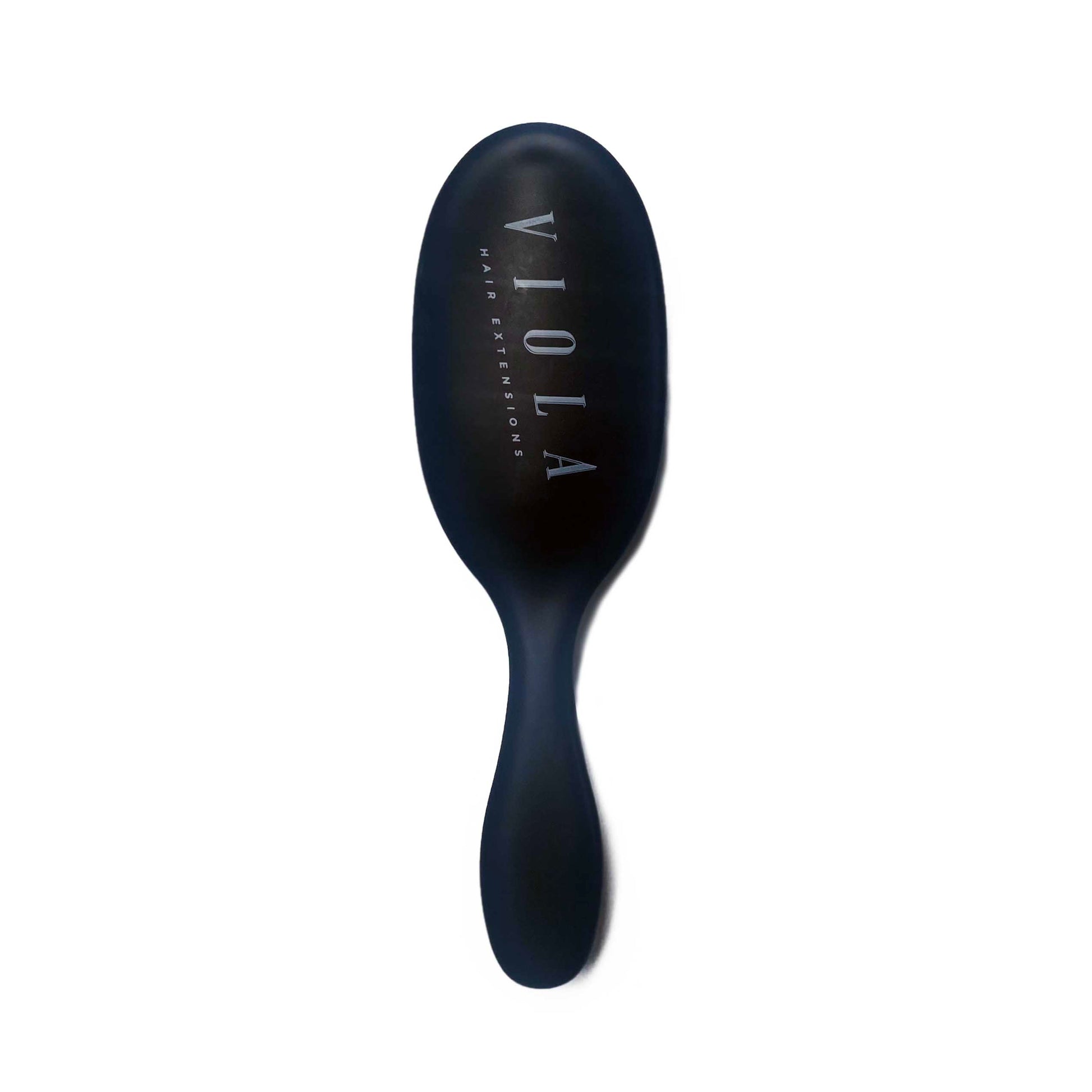 black viola oval bristle brush back