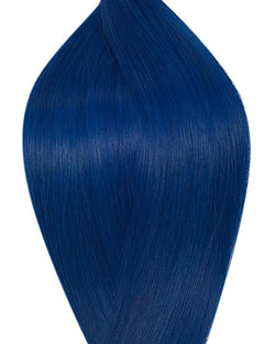 Blue Electric Nano Ring Hair Extensions