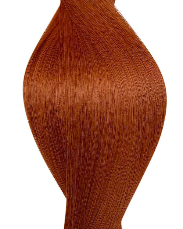 Copper Flame Nano Ring Hair Extensions #36