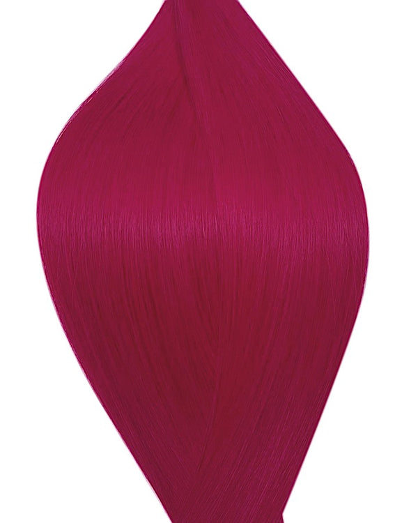 Fuchsia Hot Pink Nano Ring Hair Extensions
