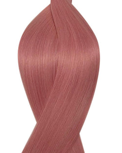 Pink Candy Floss Nano Ring Hair Extensions