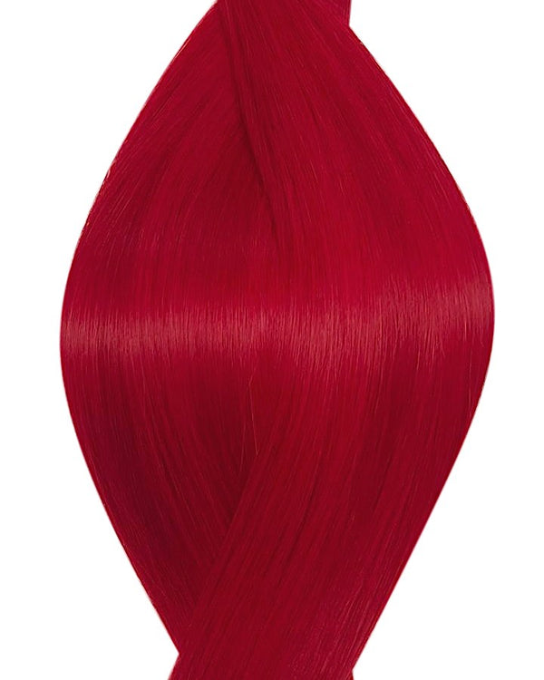 Red Salsa Floss Nano Ring Hair Extensions