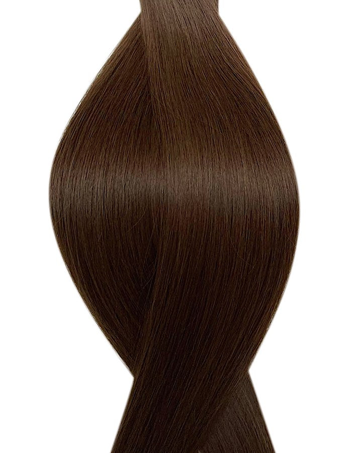 LUXE Roasted Chestnut Nano Ring Hair Extensions #4A