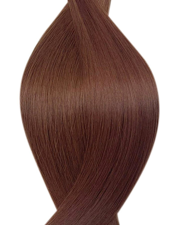 Roasted Red Nano Ring Hair Extensions #35