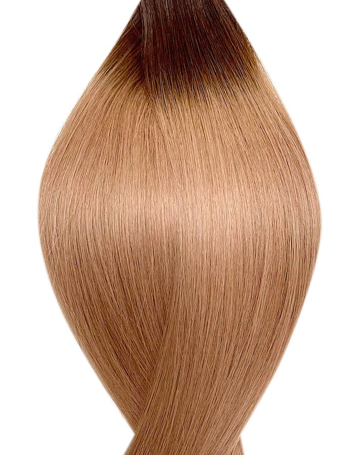 Chai Latte Nano Ring Hair Extensions #T2/14