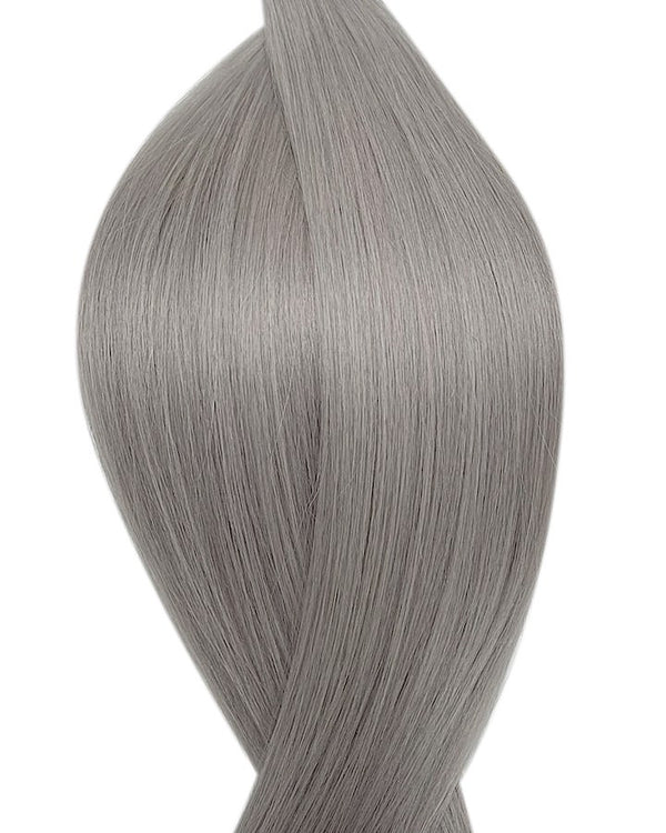 #66 silver fox nano hair extensions