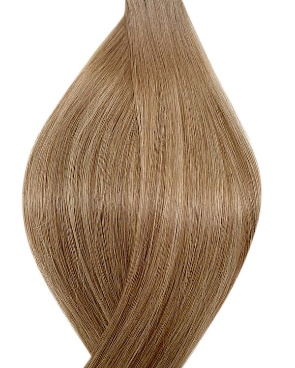 #t8p8/16 toffee latte nano hair extensions