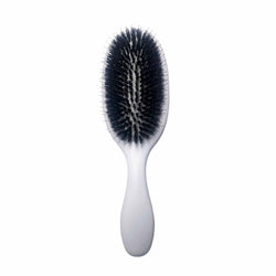 white viola oval bristle brush front